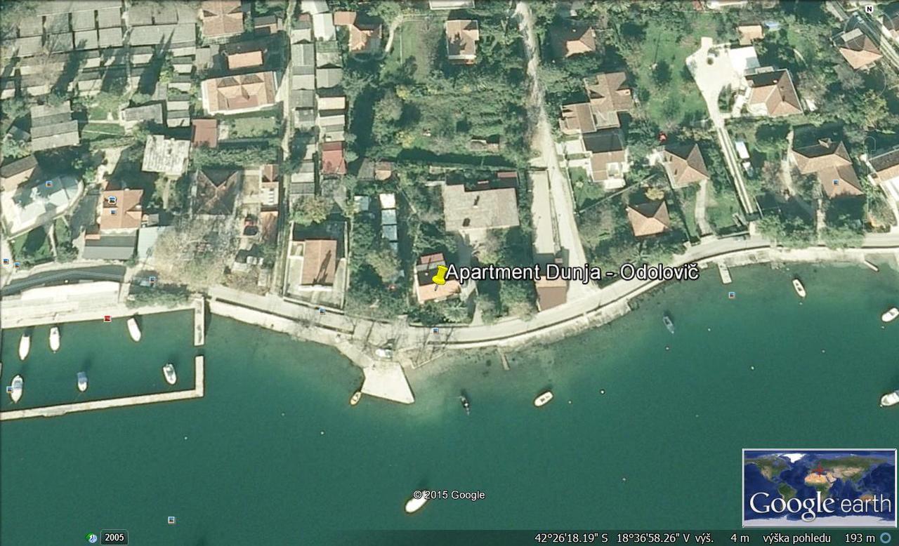 Apartment Dunja Djenovici 赫尔采格诺维 外观 照片